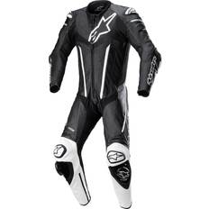 Alpinestars Fusion, Lederkombi 1tlg. Schwarz/Weiß