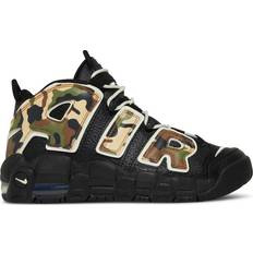 Nike Air More Uptempo QS Camo GS - Black/Sail-Light British Tan-Asparagus