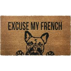 Likewise Rugs & Matting Kentwell Animals Excuse My French 70X40Cm Natural