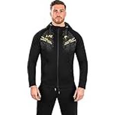 Venum Sudadera con capucha UFC Authentic Adrenaline Fight Nigh Full Zip negro dorado - Black/Yellow