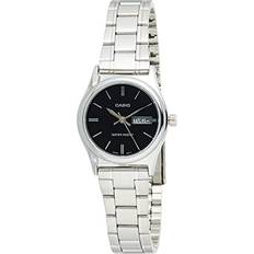 Adult Wrist Watches Casio Quartz Waterproof Stainless Steel Strap LTP-V006D-1B2