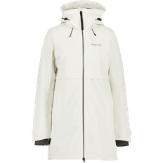 Parkatakki - Valkoinen Takit Didriksons Helle Parka 5 - White Foam