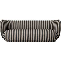 Møbler ferm LIVING Rico Louisiana Black/White Sofa 3 personers