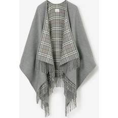 Clothing Burberry Check Wool Reversible Cape