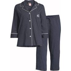 Clothing Ralph Lauren Capri Spot Pyjama Set, Navy