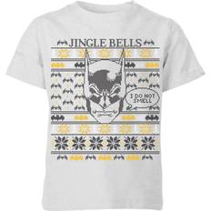 Batman I Do Not Smell Kids Christmas T-Shirt - Grey