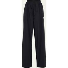 Balenciaga Wide-Leg Tracksuit Pants NOIR