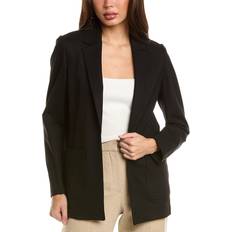 Anne Klein Outerwear Anne Klein Notch Collar Jacket Black