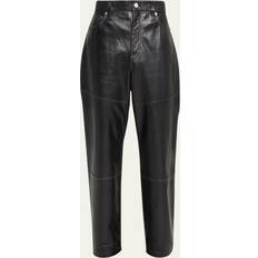 Leather - Men Pants & Shorts Frame Men's Leather Pants Black Black