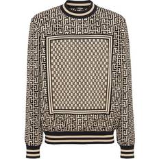 Balmain XXL Gensere Balmain Mini Monogram Sweater black