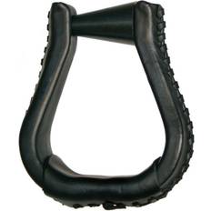 Black Stirrups Tucker Tucker Ergo Balance Leather Laced Stirrups Blk Black