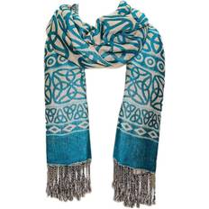 Turquoise - Women Scarfs Celtic Clothing Adult Ladies Celtic Scarf One Turquoise