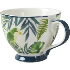 Freemans of 2 New Bone China Emerald Eden Footed