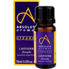 Absolute Aromas Organic Lavender Essential Oil 10ml 100% Pure, Natural, Vegan, Undiluted and Cruelty-Free for use in Diffusers, Oil Burners and Ar