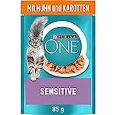 Purina ONE Kæledyr Purina ONE Katzennassfutter, hochwertige Katzennahrung, reich an Vitaminen Mineralstoffen, 24er