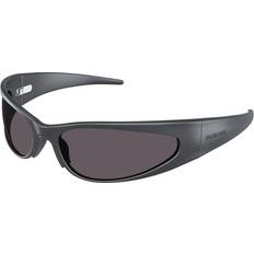 Balenciaga Aluminium Sunglasses Balenciaga Gray Wraparound GREY-GREY-GREY UNI