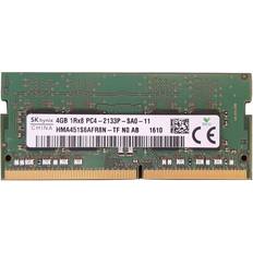 Hynix SK 4GB 1Rx8 PC4-17000 DDR4-2133 1.2volt CL15 260 Pin Sodimm Memory p/n HMA451S6AFR8N-TF