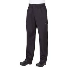 XXL Work Pants Chef Works Unisex Slim Fit Cargo Trousers Black