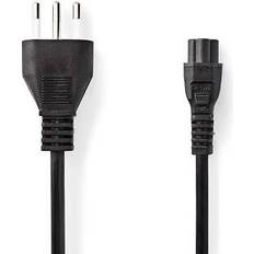 Nedis El- & Installationskablar Nedis Strömkabel IEC-320-C5 2.0 m Svart