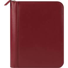 Office Supplies FranklinCovey FC Signature Binder Leather Zipper Binder for Planners Classic Red