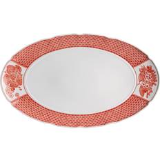 Orange Serving Platters & Trays Vista Alegre Coralina Large Oval Serving Dish