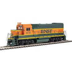 Walthers Walthers Trainline HO Scale Model EMD GP15-1 Standard DC BNSF Railway Green, Orange, Yellow