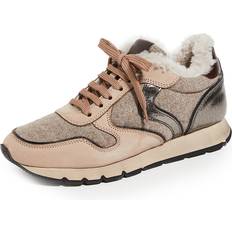 Fur - Women Sneakers Voile Blanche VOILE BLANCHE Women's Julia Shearling Trainers, Beige/Black