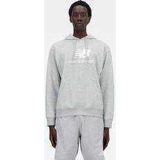 New Balance Men Clothing New Balance French Terry Hoodie - Grey Cotton