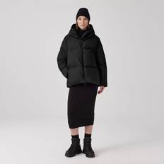 Canada Goose Womens Black Quilted Cotton Jacket