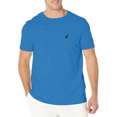 Nautica Men's Short Sleeve Crew Neck T-Shirt, Bright Cobalt Solid