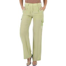 Burberry Green Trousers & Shorts Burberry Silk Pant -