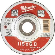 Milwaukee Slipskivor Elverktygstillbehör Milwaukee SG 27 Contractor Kapskiva 115x6 mm