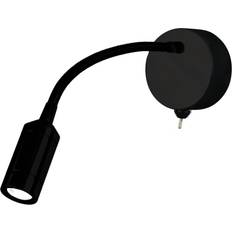 Searchlight Flexy 30 cm Sänglampa Svart Väggarmatur