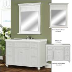 Miseno MVDCR48COM 48" Bathroom Vanity Set Stone