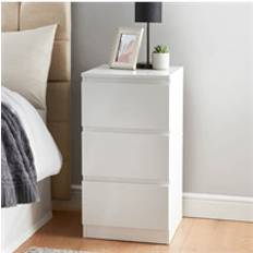 Spot on Dealz Cabinet White Chest Drawers Small Bedside Table