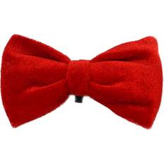 Bow Tie Velvet Dog Squeak Toy