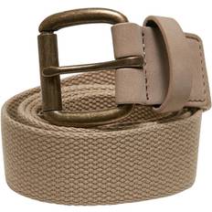 Beige - Unisex Belts Urban Classics Unisex Eyelet Canvas Belt, beige