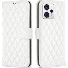 Skalo Motorola Moto G53 5G BINFEN COLOR Quiltet Pung Hvid