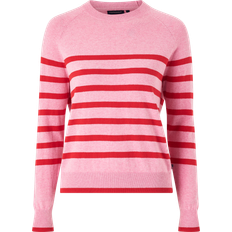 Lexington Freya Cotton/cashmere Sweater Tröjor Dam Rosa