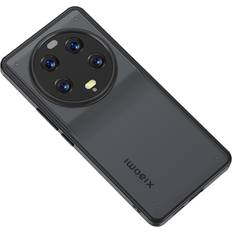 MAULUND Xiaomi 13 Ultra Hybrid Plastik Mat Gennemsigtig Sort