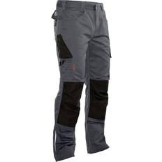 Jobman Pantalons de travail Jobman J2321-grau/schwarz-46 Pantalon de travail gris foncé noir Taille du vêtement: