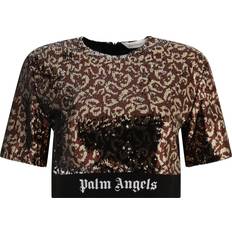 Clothing Palm Angels T-Shirt Woman colour Dark Dark