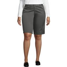 Lands' End Pants & Shorts Lands' End School Uniform Women Plus Plain Front Chino Shorts