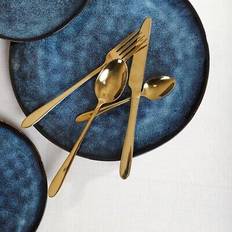 Gold Cutlery Sets Homla Abele of 16 Pcs Gold Cutlery Set 16pcs