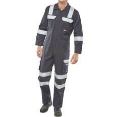 Blue Overalls Click Beeswift Arc Compliant Fire-Retardant Coverall Navy