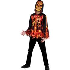 Bristol Novelty 1-2 Years, Black/Red/Yellow Childrens/Kids Fire Devil Costume