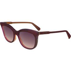 Solglasögon Longchamp LO738S Solglasögon Acetat Rosa Cat Eye - Röd