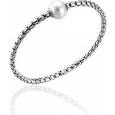 Chimento Chimento Stretch Spring 18ct White Gold Pearl Bracelet