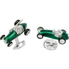 Grey Cufflinks Deakin & Francis Cufflinks Green Racing Car Green