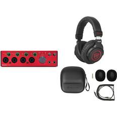 Studio Equipment Focusrite Clarett 4Pre USB-C Audio Recording Interface JFET/ADAT Headphones